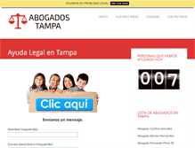 Tablet Screenshot of abogadostampa.com